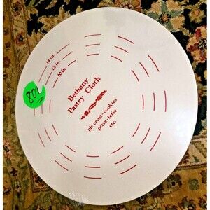 Bethany 19" Pastry Board & Pastry Cloth Mat Set Pie Crust Pizza dough rolling